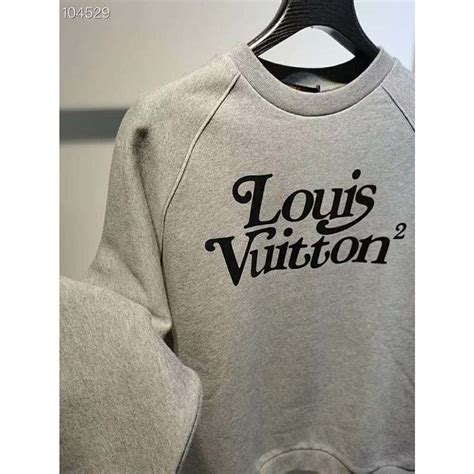 louis vuitton grey sweatshirt|louis vuitton sweatshirt sale.